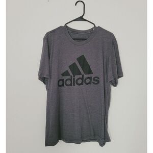 Adidas Dark Healther Grey Amplifier Tee Size XL